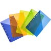 Avery Small Binder Pockets, 7-Hole Punched, Assorted, 5 1/2 x 9 1/4, PK5 75307